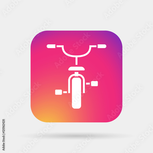 icon bicycle front
