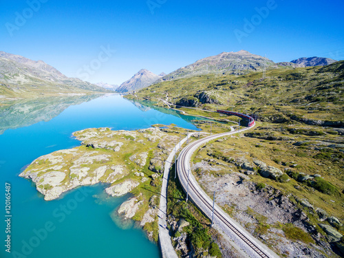 Bernina Express - Passo del Bernina (CH) - Vista aerea