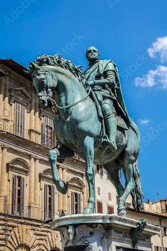 Cosimo I Medici Statue (1598). Piazza della Signoria, Florence.
