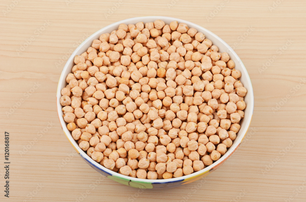 Chickpea in ceramic bowl Chickpea in ceramic bowl