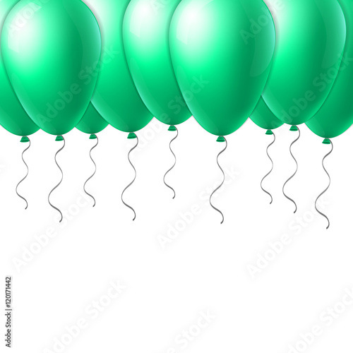 Abstract creative concept vector flight balloon with ribbon. For Web and Mobile Applications isolated on background, art illustration template design, business infographic and social media icon