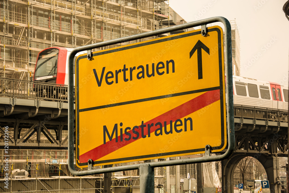 Schild  113 - Vertrauen