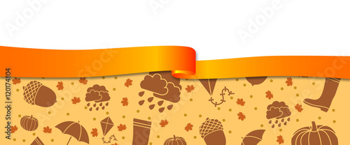 Herbstliches Banner (Querformat)