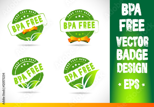 Bpa free Badge Logo Vector