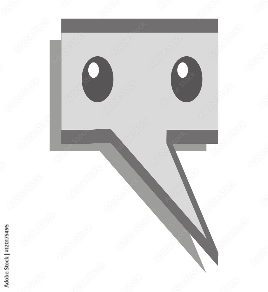 speech bubble face kawaii vector illustration design speech bubble face kawaii vector illustration design