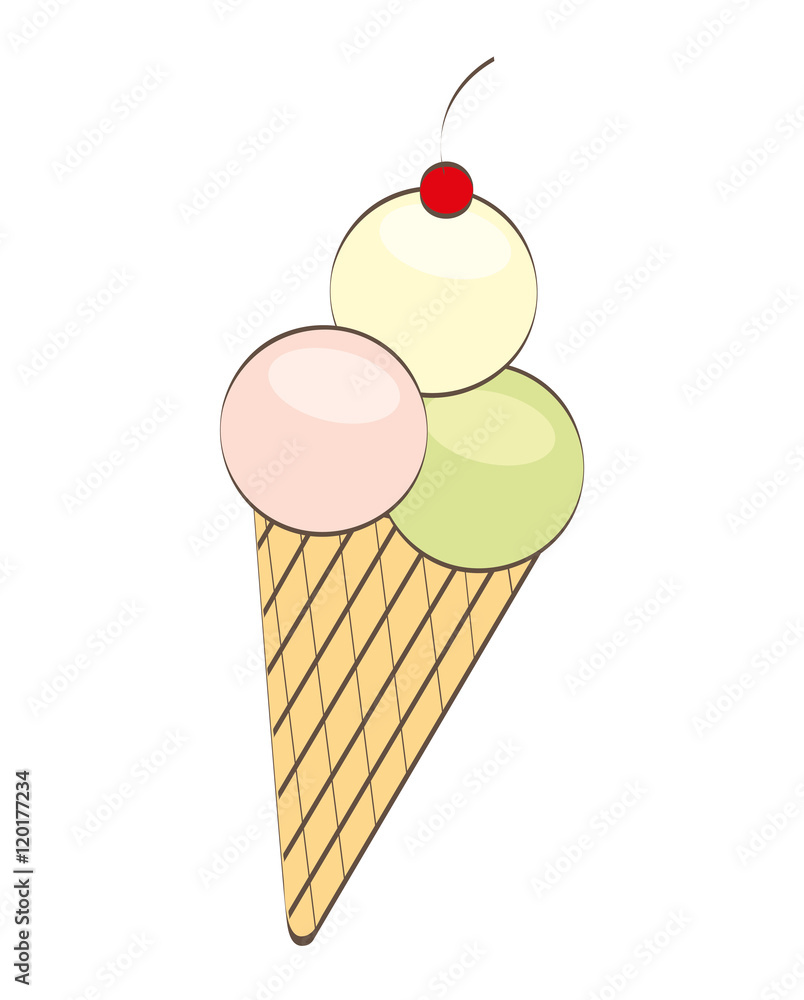 ice cream delicious dessert vector illustration design ice cream delicious dessert vector illustration design