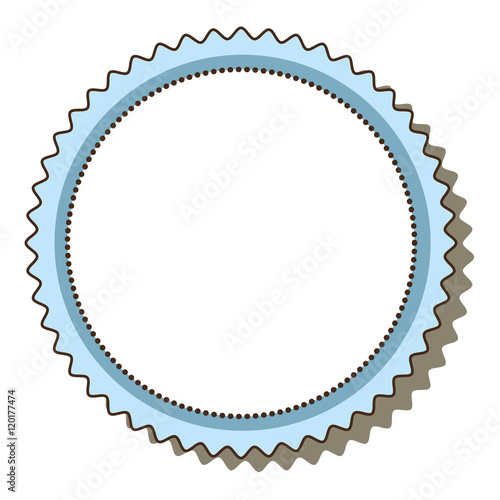 circle frame elegant icon vector illustration design