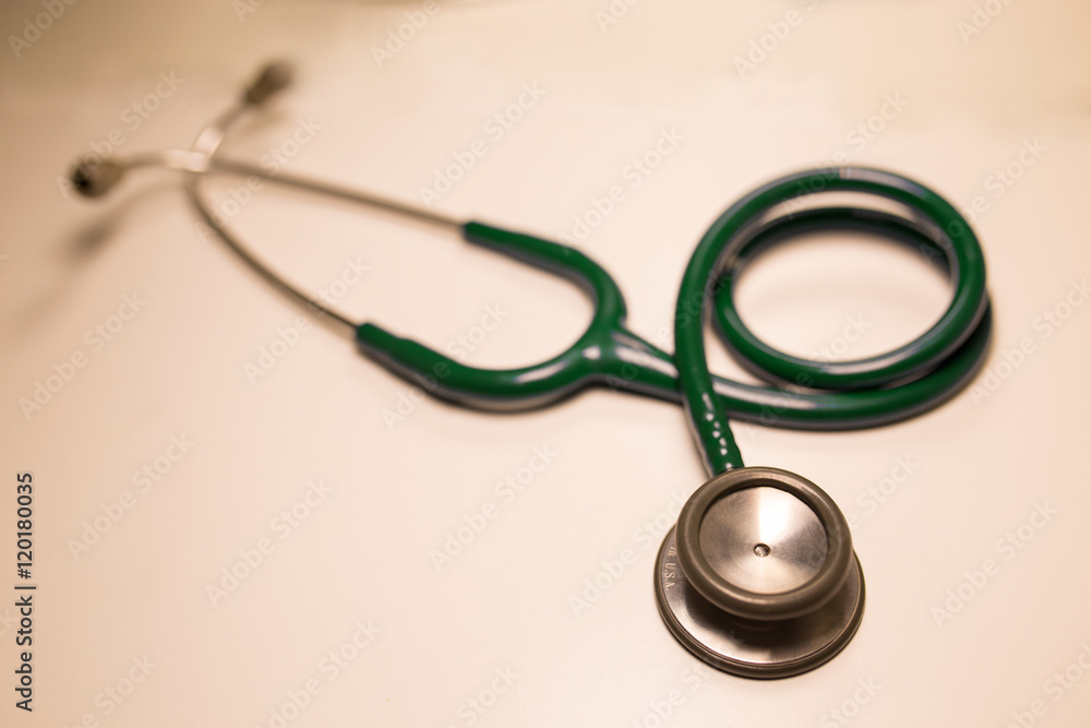 medical stethoscope with old color tone background medical stethoscope with old color tone background