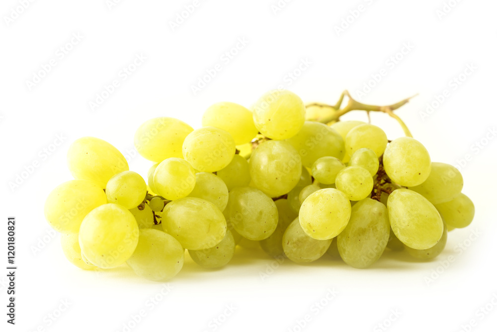 Grapes isolated on white