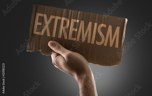 Schilderij op canvas Extremism