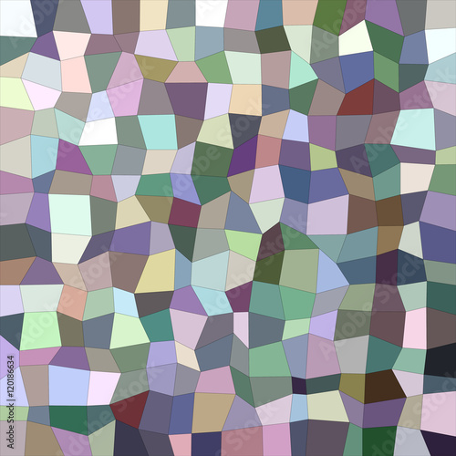 Multicolor irregular rectangle mosaic background