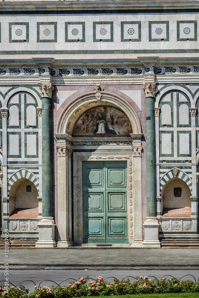 Obraz premium View of Church of Santa Maria Novella. Florence, Italy.
