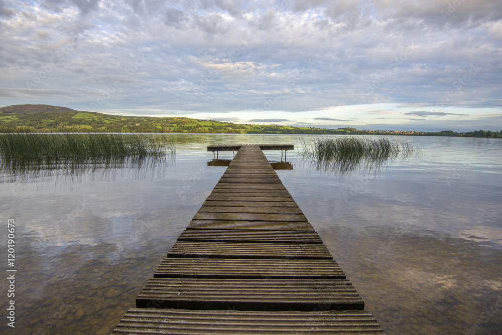 Naklejka premium Lough Derg Co. Clare Ireland