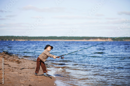 The Children fishing.
