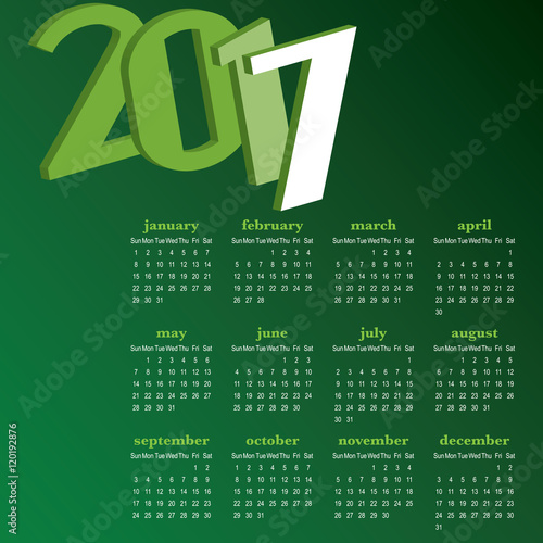 calendario 2017