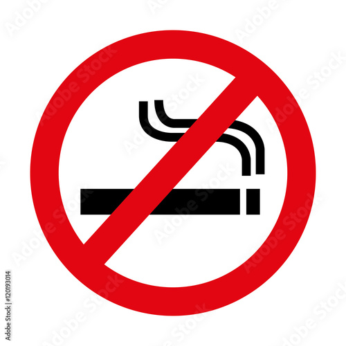 dont smoke prohibition sign vector illustration design