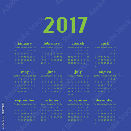 calendario 2017