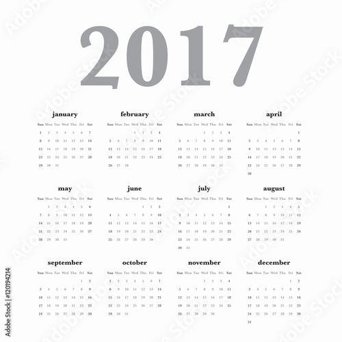 calendario 2017