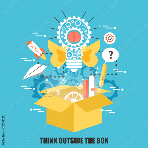 Flat think outside the box