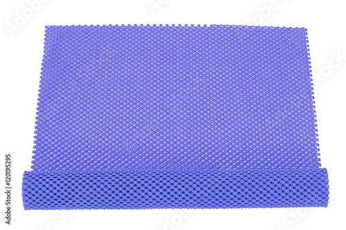 Slip rubber mat isolated on white background