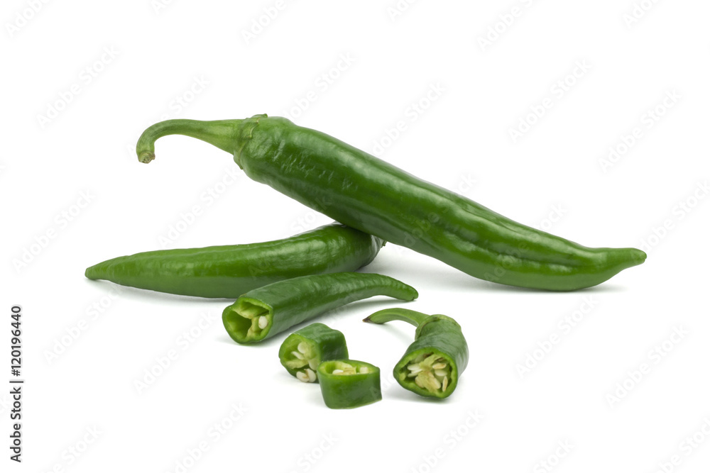 Green pepper isolated on white. Clipping path included in JPEG. Green pepper isolated on white. Clipping path included in JPEG.