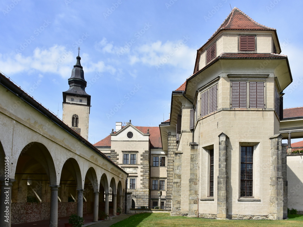 Telc or Teltsch town castle 