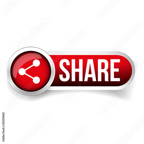Share button vector red