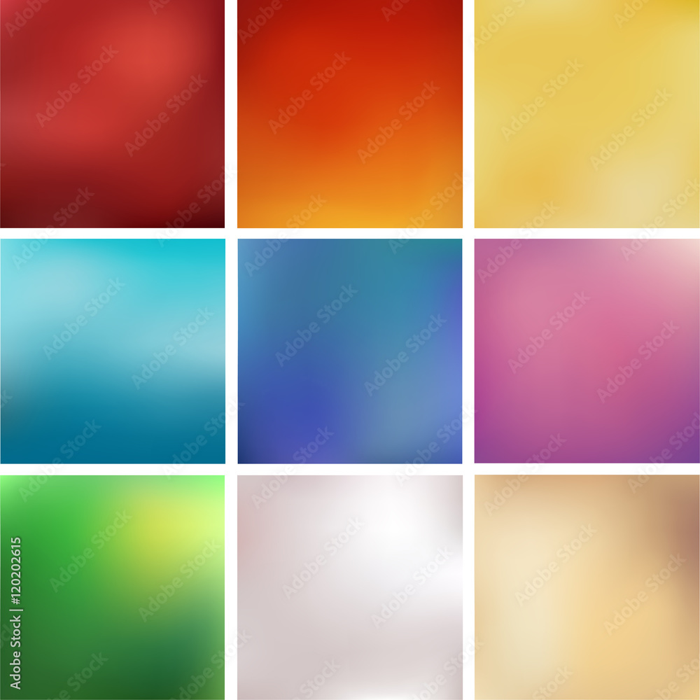 Blurred vector backgrounds