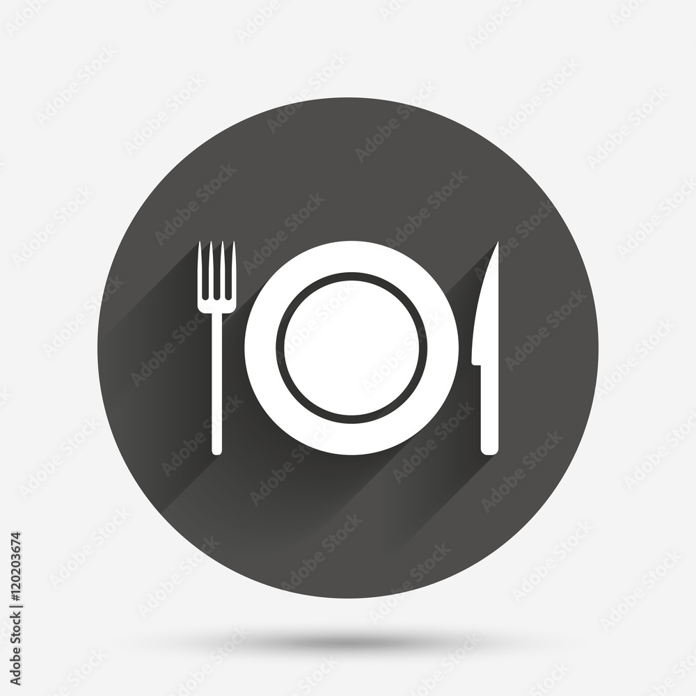 Food sign icon. Cutlery symbol. Knife and fork. Food sign icon. Cutlery symbol. Knife and fork.