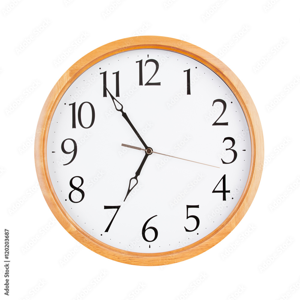 Five minutes to seven Five minutes to seven