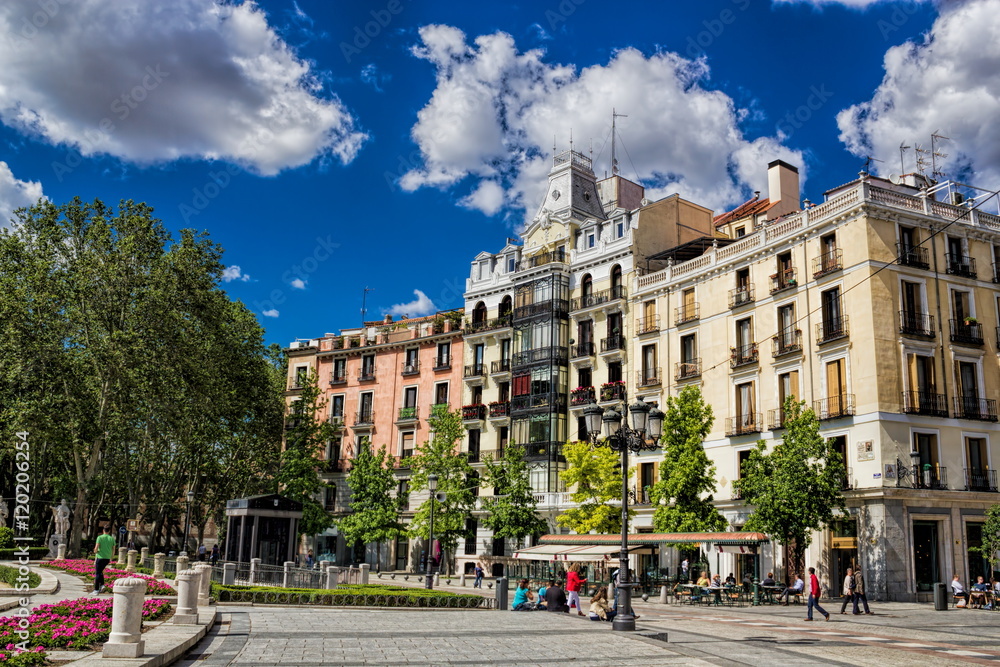 Fototapeta premium Madrid, Plaza de Oriente