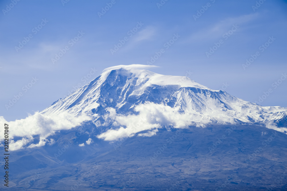 The top of Mount Ararat