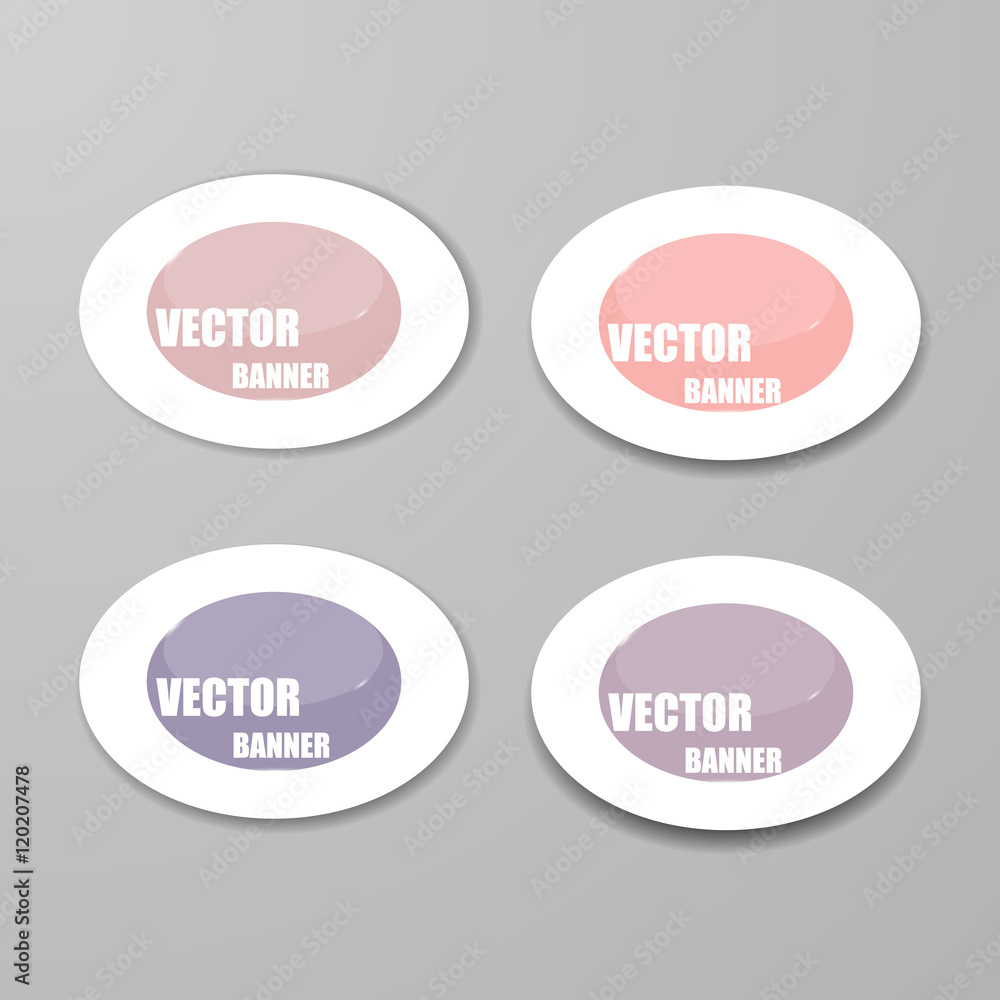 Obraz premium Vector infographic origami banners set