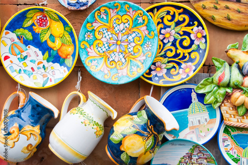 Fotografija Ceramic shop on Amalfi coast, Italy