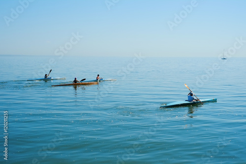 group therapy training on kayak