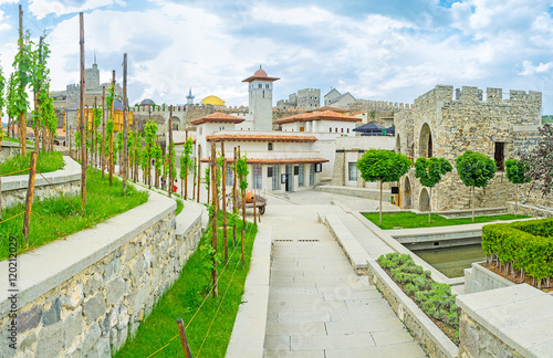 The renovated castle in Akhaltsikhe photo