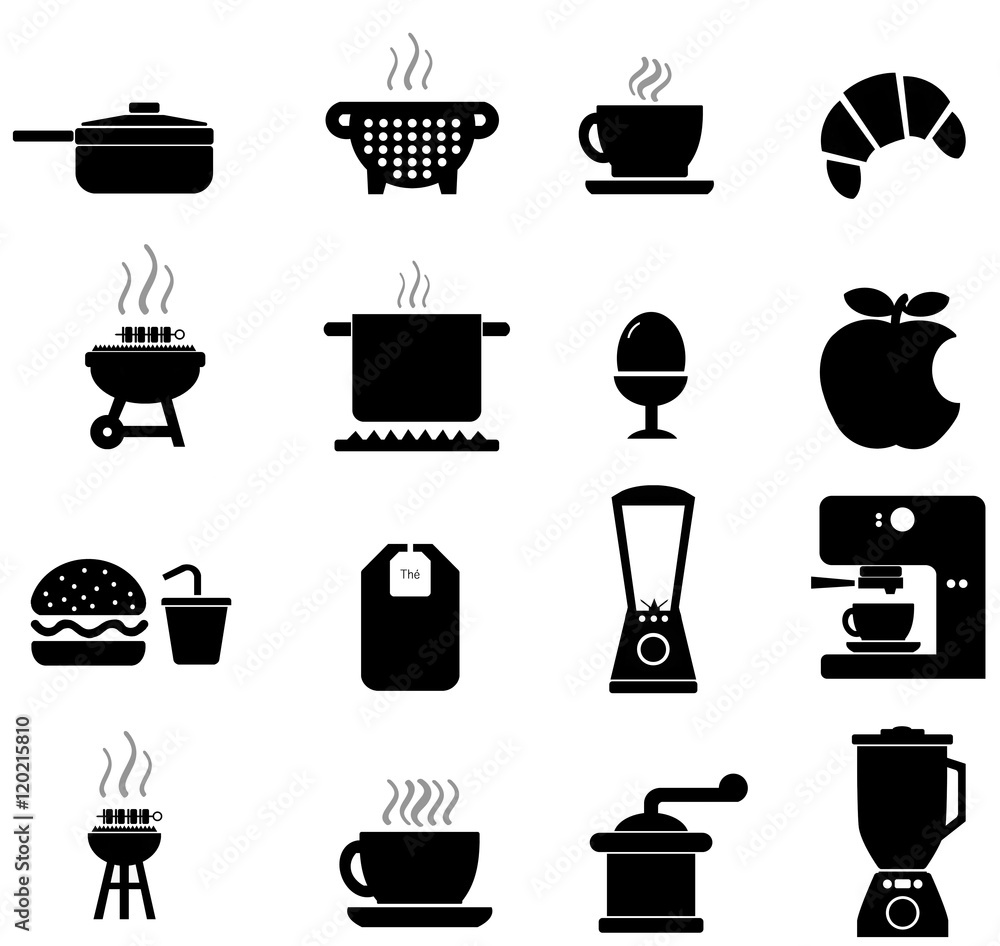 Cuisine en 16 icônes Cuisine en 16 icônes