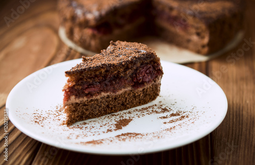 Canvas Print Slice of cake