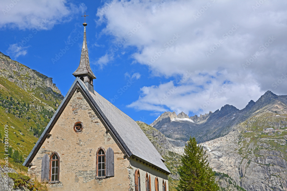 Kapelle von Gletsch, Wallis