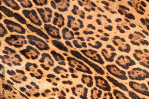 Faux leopard fur