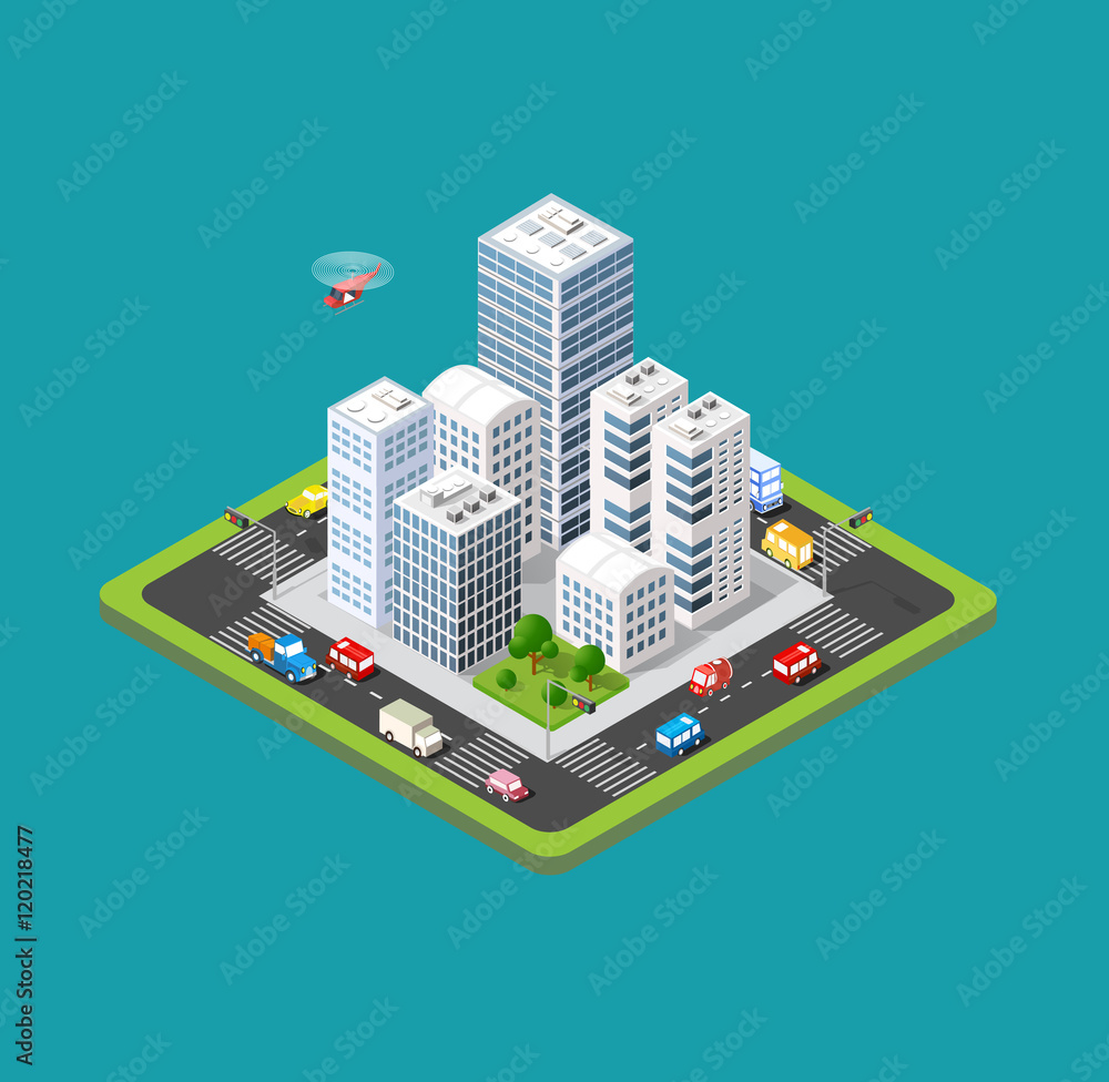 isometric urban city isometric urban city