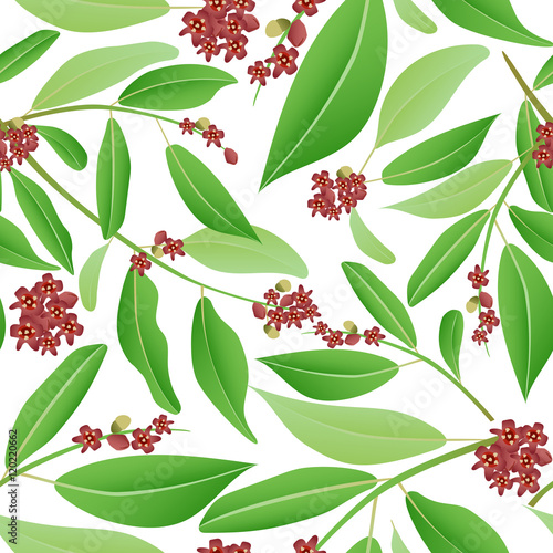 seamless pattern sandalwood