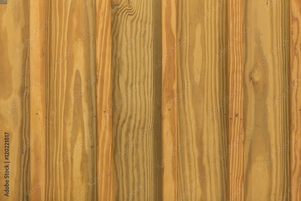 Fototapeta premium close up of wall made of wooden planks