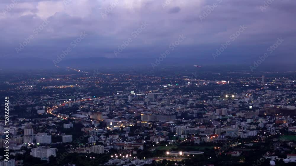 Chiangmai city at view point, Thailand. Chiangmai city at view point, Thailand.