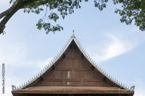 the front of roof Thailand style © pongmanat tasiri
