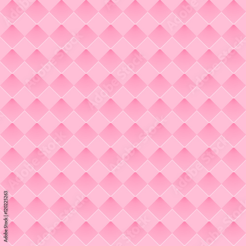 Seamless pattern with pink relief ornate