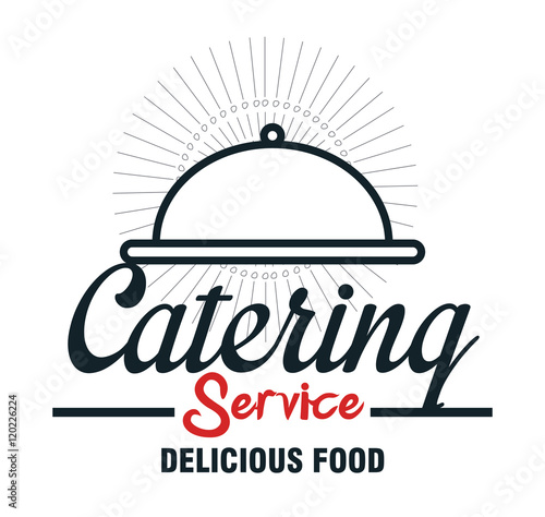 icon catering service food design vector illustration eps 10