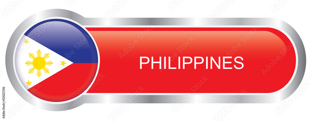 Philippines Flag glossy banner Philippines Flag glossy banner