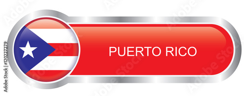 Puerto Rico Flag glossy banner