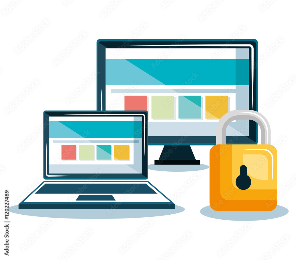 technology data digital security design vector illustration eps 10 technology data digital security design vector illustration eps 10